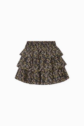 hover state of Flower Mini Skirt 