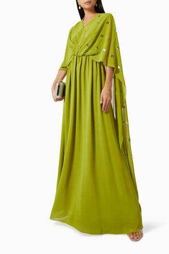 hover state of Kaftan Style Dress in Viscose