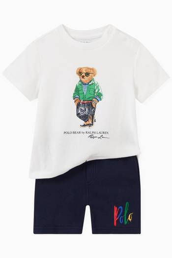 hover state of Polo Bear T-shirt in Cotton 