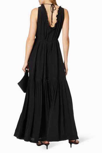 hover state of Angelica Maxi Dress in Silk    