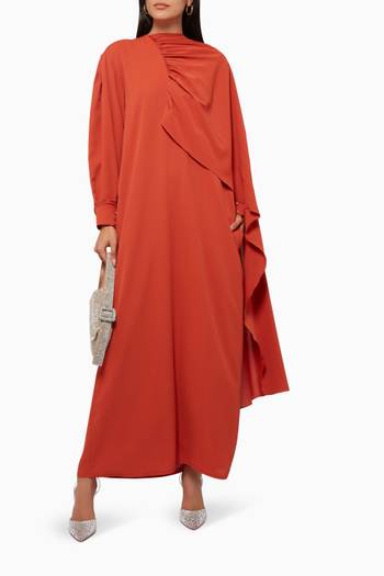 hover state of Pleated Abaya  