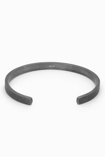 hover state of Hallmark Bangle in Ruthenium-plated Sterling Silver 