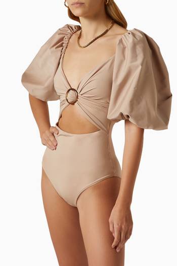 hover state of Sorrento Sleeved Swimsuit    