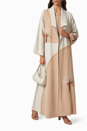 hover state of Abaya Set in Linen 