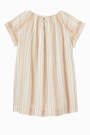 hover state of Augustine Stripes Dress in Cotton 