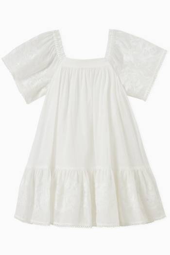 hover state of Anneke Smock Dress in Cotton 
