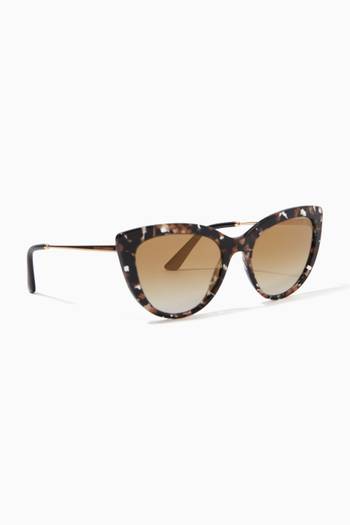 hover state of DG Cat-eye Sunglasses in Acetate 