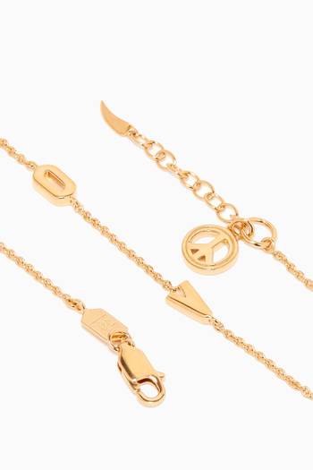 hover state of Love Charm Bracelet in 18kt Gold-plated Vermeil