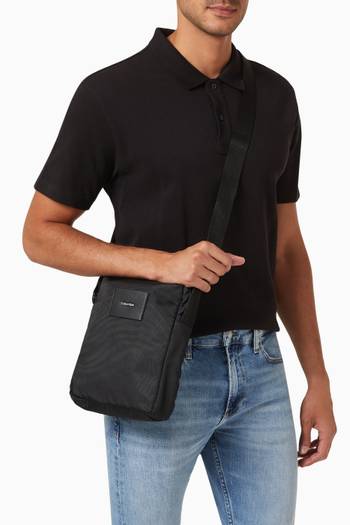 hover state of Crossbody Bag in Recycled Polyester   