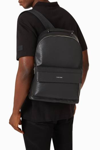 hover state of Minimalism Mono Backpack in Recycled Fabric