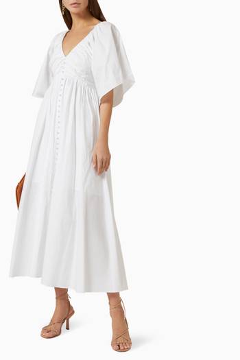 hover state of Sakura Midi Dress in Organic Cotton