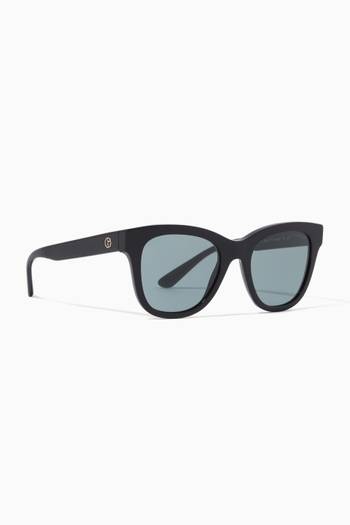 hover state of Cat-eye Sunglasses in Acetate 