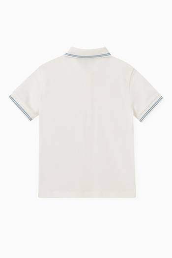 hover state of Logo Polo T-shirt in Cotton 
