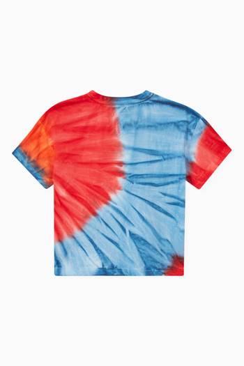 hover state of DG Tie Dye Print T-Shirt in Jersey