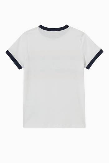 hover state of Logo Print T-shirt in Cotton Jersey 