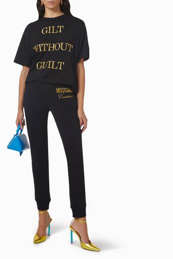 hover state of Moschino Couture Sweatpants in Cotton