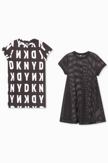 hover state of Logo 2-in-1 Dress in Polyamide