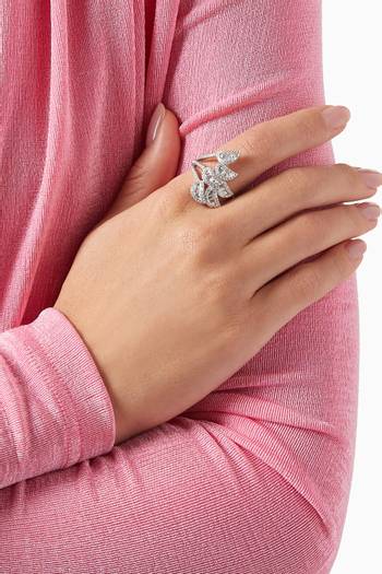 hover state of Leaf Statement Ring 