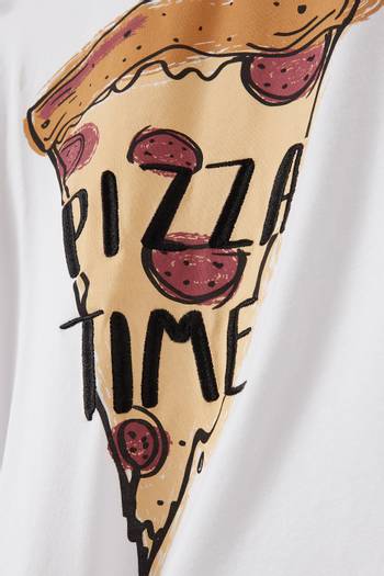 hover state of Snack Print T-shirt in Cotton Jersey