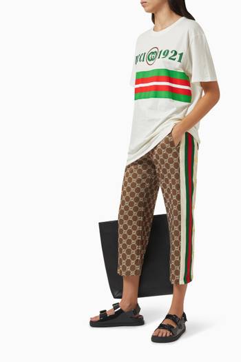 hover state of Gucci 1921 Printed T-shirt in Cotton-jersey