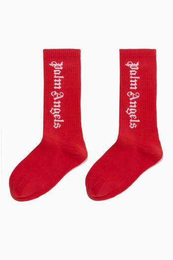hover state of Logo Socks in Cotton Blend