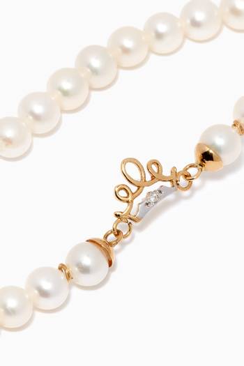 hover state of My Princess Pearl Bracelet in 18kt Yellow Gold 