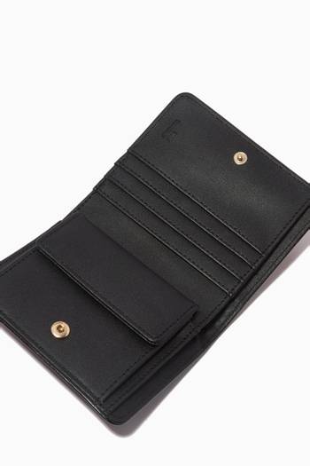 hover state of Love Lock Wallet in Croc-embossed Leather