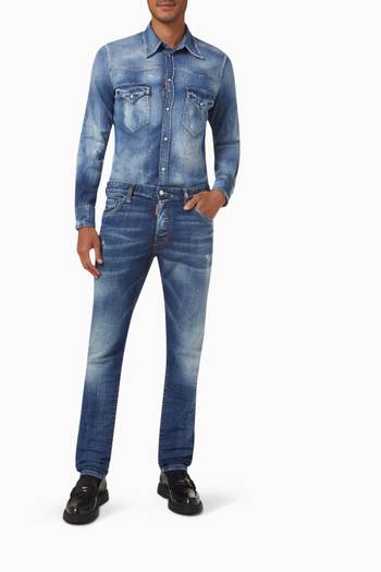 hover state of Vintage Wash Cool Guy Jeans