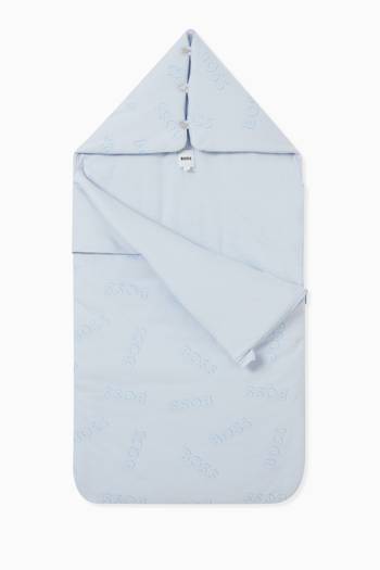 hover state of Logo Print Sleeping Bag in Cotton
