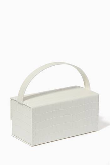 hover state of Ida Bag in Croc-embossed Leather