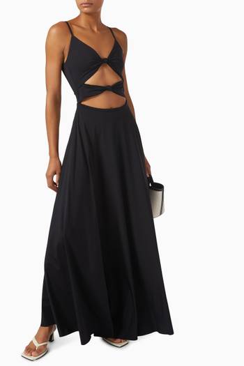 hover state of Sol Maxi Dress in Stretch Nylon
