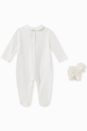 hover state of Edmond the Sheep Sleepsuit & Toy Set