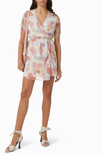 hover state of Juleah Mini Dress in Chiffon