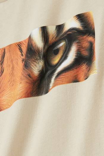 hover state of Tiger T-shirt in Cotton