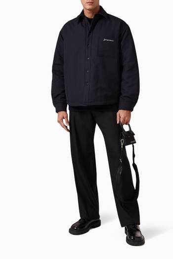 hover state of Le chemise Boulanger in Padded Wool