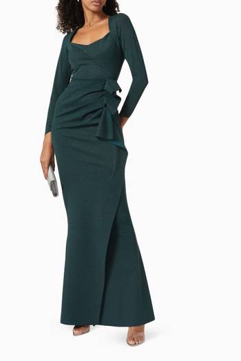 hover state of Lujan Sugar Mermaid Gown in Stretch-jersey