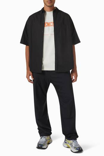 hover state of Maison Balenciaga Medium Fit T-shirt in Cotton Jersey