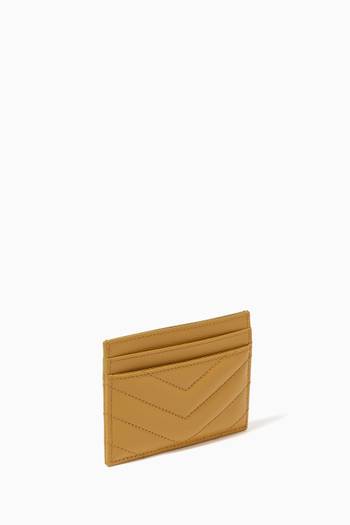 hover state of Cassandre Card Case in Matelassé Leather