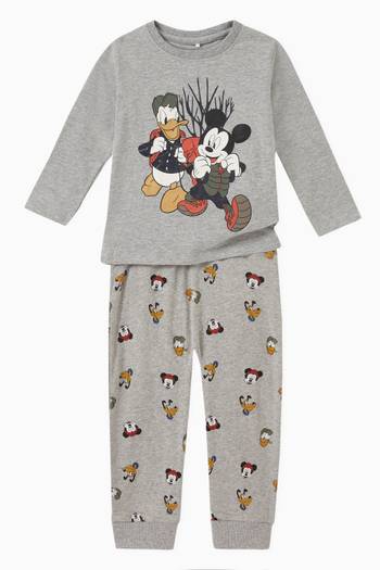 hover state of Mickey & Friends Print T-shirt in Cotton-jersey