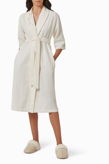 hover state of Celeste Bathrobe in Terry Fabric