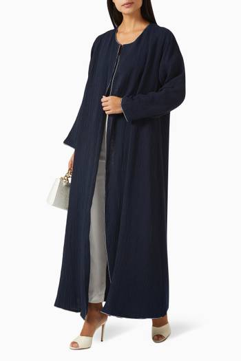 hover state of Long-sleeve Abaya in Cotton