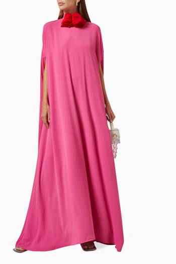 hover state of Eleonore Maxi Dress in Crepe