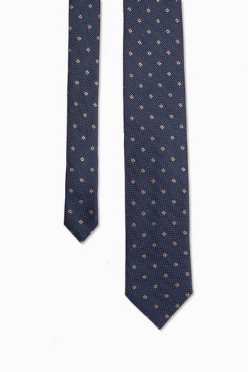hover state of Geometric Tie in Silk