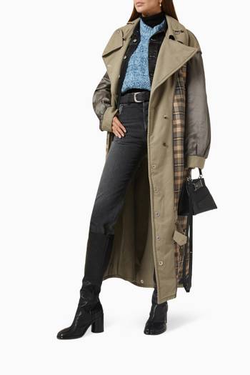 hover state of Belted Trench Coat