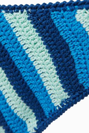 hover state of The Azalea Bikini Briefs in Crochet-knit