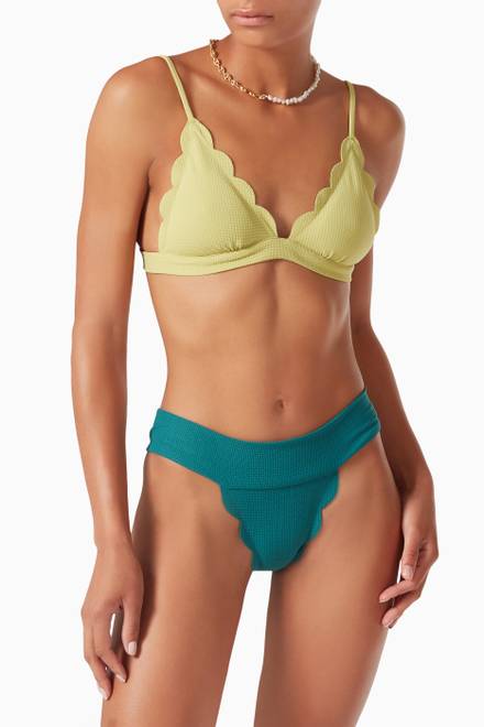 hover state of Santa Clara Bikini Top in Stretch Nylon