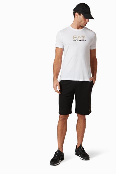 hover state of EA7 Train Core Bermuda Shorts in Jersey   