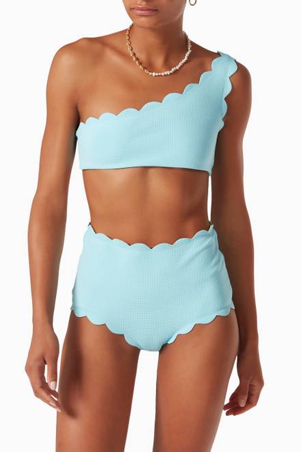 hover state of Santa Barbara Bikini Top in Textured Nylon  