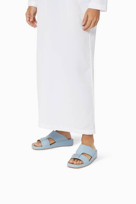 hover state of Arabic Sandals in Leather       