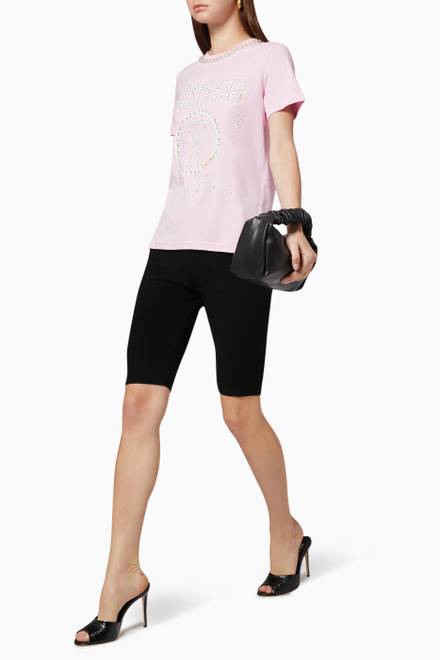 hover state of Pearl Embellishments Logo T-shirt in Cotton 